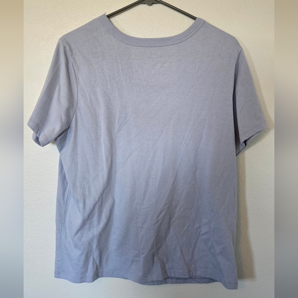 Zoe + Liv Blue Plant Tee Size Large - Picture 2 of 4